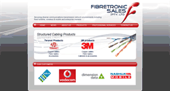 Desktop Screenshot of fibretronic.co.za